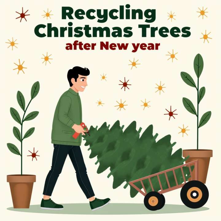 Bring your tree to Boma Garden Centre for recycling in Kentish Town in January