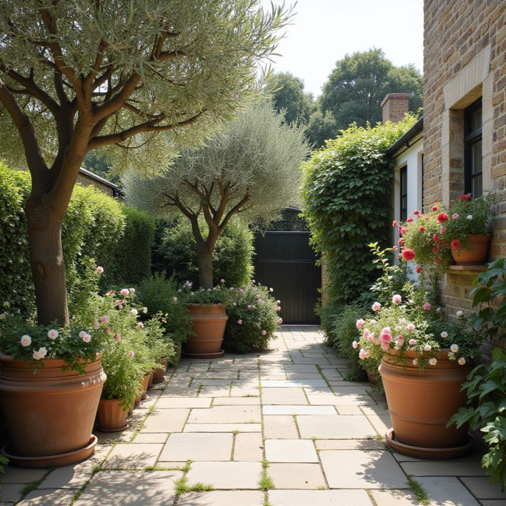 Olive Trees at Boma Garden Centre in Kentish Town London