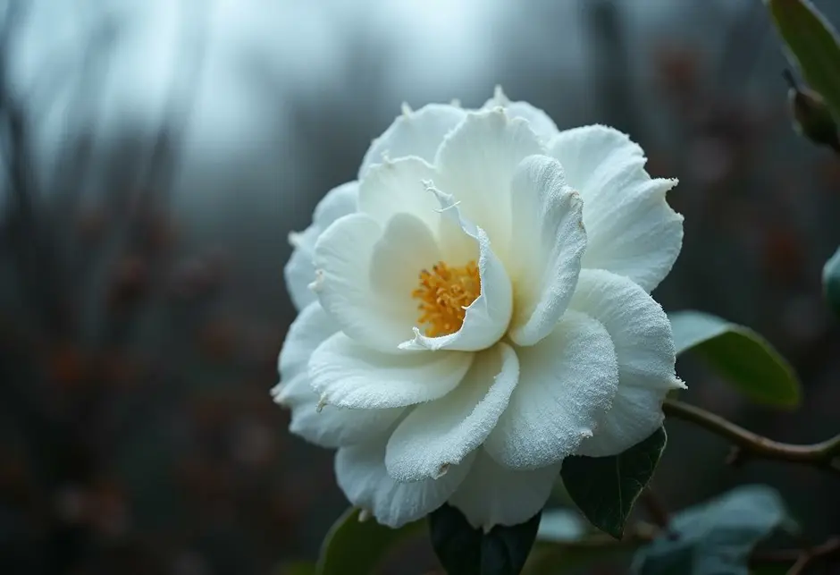 Camellia’s Captivating Charm - Winter’s Heroic Thrill