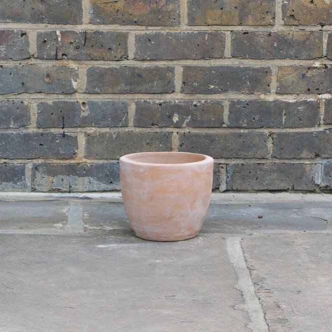 Antique Sand Handmade Egg Stone Planter (D20cm x H17cm) Terracotta Outdoor Plant Pot - image 2