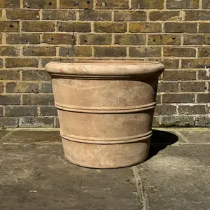 Antique Sand Coni Rim (Pot Size D43xH36cm) Planter Terracotta Outdoor Plant Pot - image 3