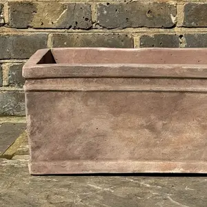 Antique Sand Trough Planter (Box size W58xH29.5xD22.5cm) Terracotta Outdoor Window Box - image 4