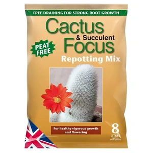 Cactus & Succulent Focus 8L Peat Free Repotting Mix