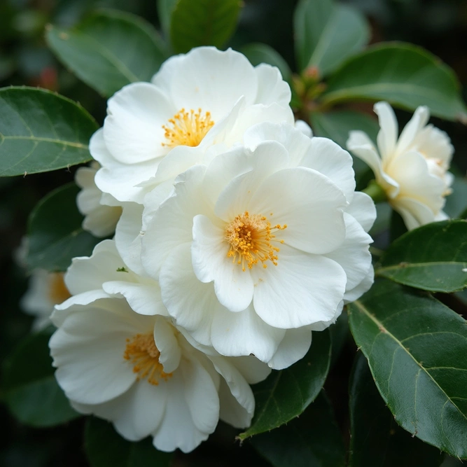 Camellia 'Sasanqua White' (Pot Size 19cm) Camellia