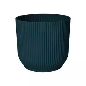 Elho Eco-Plastic Blue (Pot Size 14cm) Indoor Plant Pot Cover - image 1