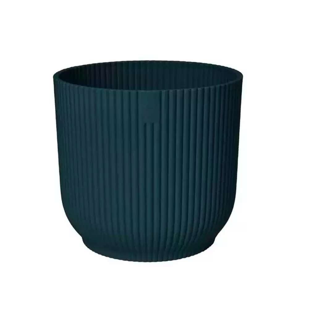 Elho Eco-Plastic Blue (Pot Size 22cm) Indoor Plant Pot Cover - The Boma ...