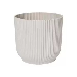 Elho Eco-Plastic White (Pot Size 11cm) Indoor Plant Pot Cover