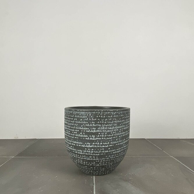 Katy Dark Grey (D20x18cm) Indoor Plant Pot Cover - image 1