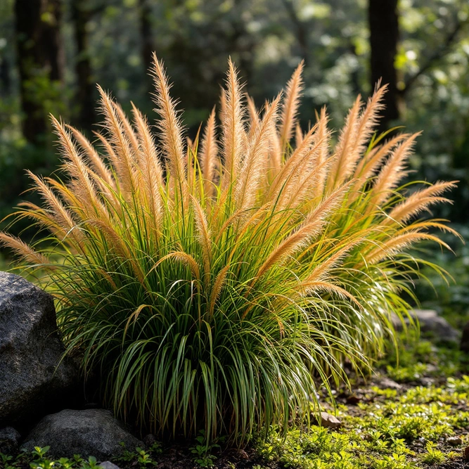 Miscanthus sinensis ‘Fire Dragon’ (Pot Size 3L) Chinese Silver Grass