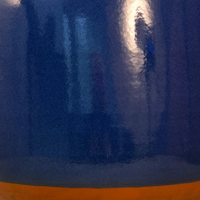 Myron Terracotta Indoor Plant Pot Blue (D17cm) - image 2
