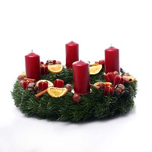 Real Pine Christmas Wreath (50cm) - image 3