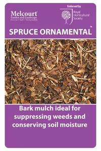 Spruce Ornamental Bark 60L – Decorative Organic Mulch for Beds & Borders