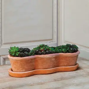 Terracotta Costa Window Box Planter (W84xD16xH10cm)