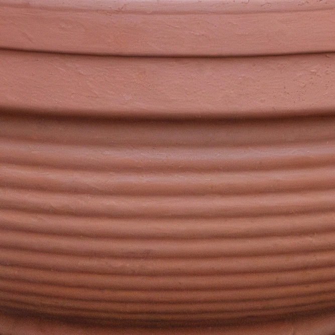Terracotta Ribbed Bowl D32cm x H14cm - image 4