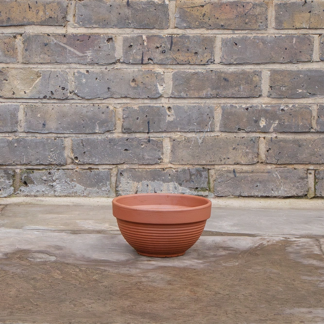 Terracotta Ribbed Bowl D19cm x H10cm - image 2