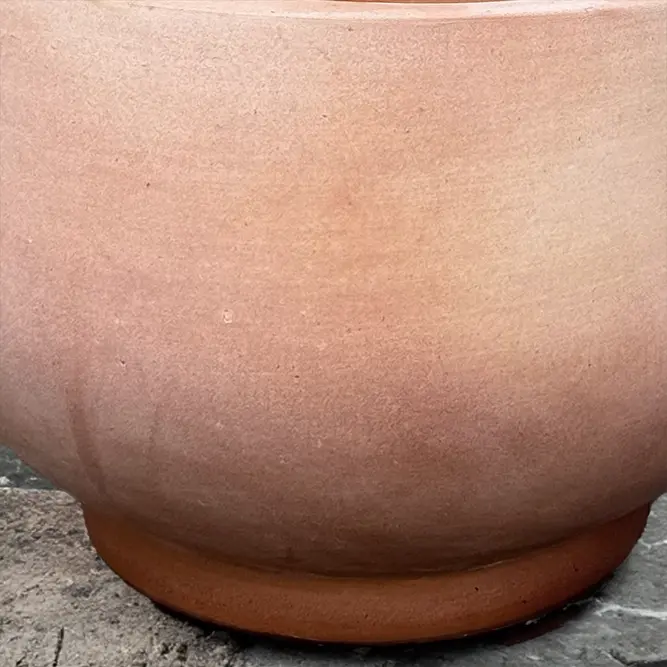 Whitewash Deluxe Bowl (D33xH25cm) Terracotta Planter - image 4