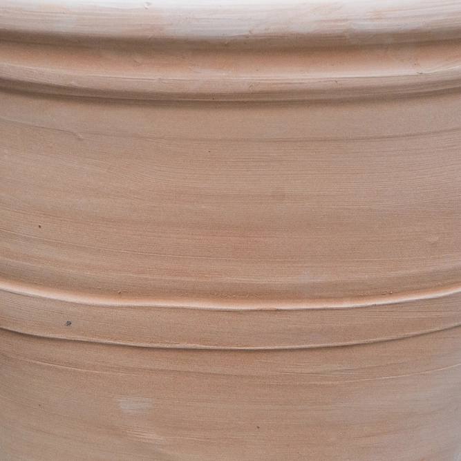 Whitewash Terracotta Handmade Stan RIng Planter (D17cm x H19cm) Outdoor Plant Pot - image 4